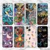 ShockProof Phone Case For Apple iPhone 14 11 13 12 Pro Max 7 8 6 6S 14 Plus XR X XS Max SE Soft Fundas Pokemon Gengar Eevee Art