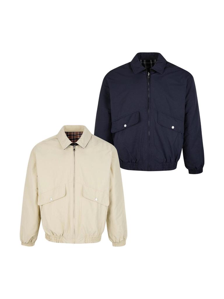 EME Yisheng Yi Ретро Клетчатая Двусторонняя Куртка с Лацканами для Мужчин: Стиль «Старые деньги», Верхняя одежда Осень/Зима