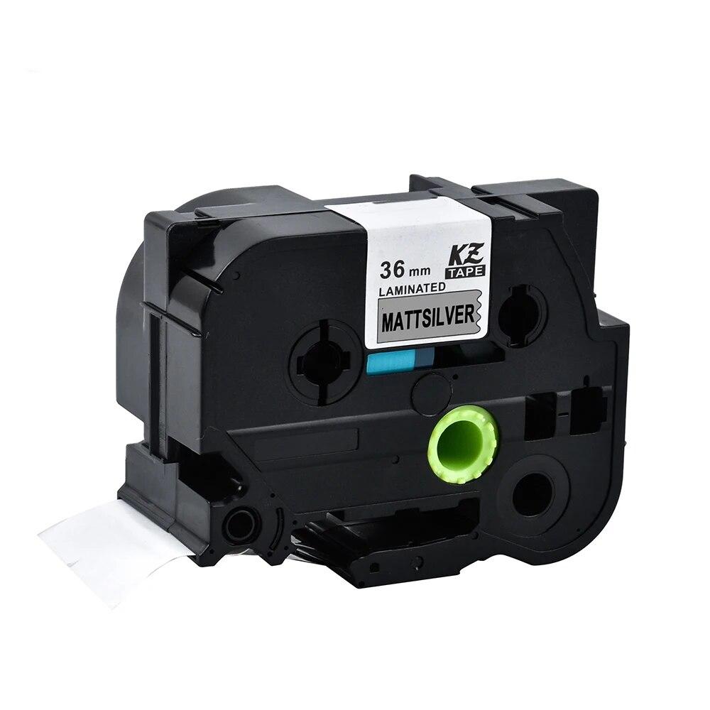 Yance TZe-261 36mm Laminated Tape TZ161 Tze 261 461 TZE-661 Ribbon Compatible Brother for Label Maker Printer PTP710 Labeler