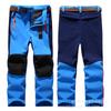 2024 New Windproof Waterproof Children Outdoor Kids Pants Boys Girls Soft Shell Pants Warm Teensclimbing Pants Sweatpants Enfant