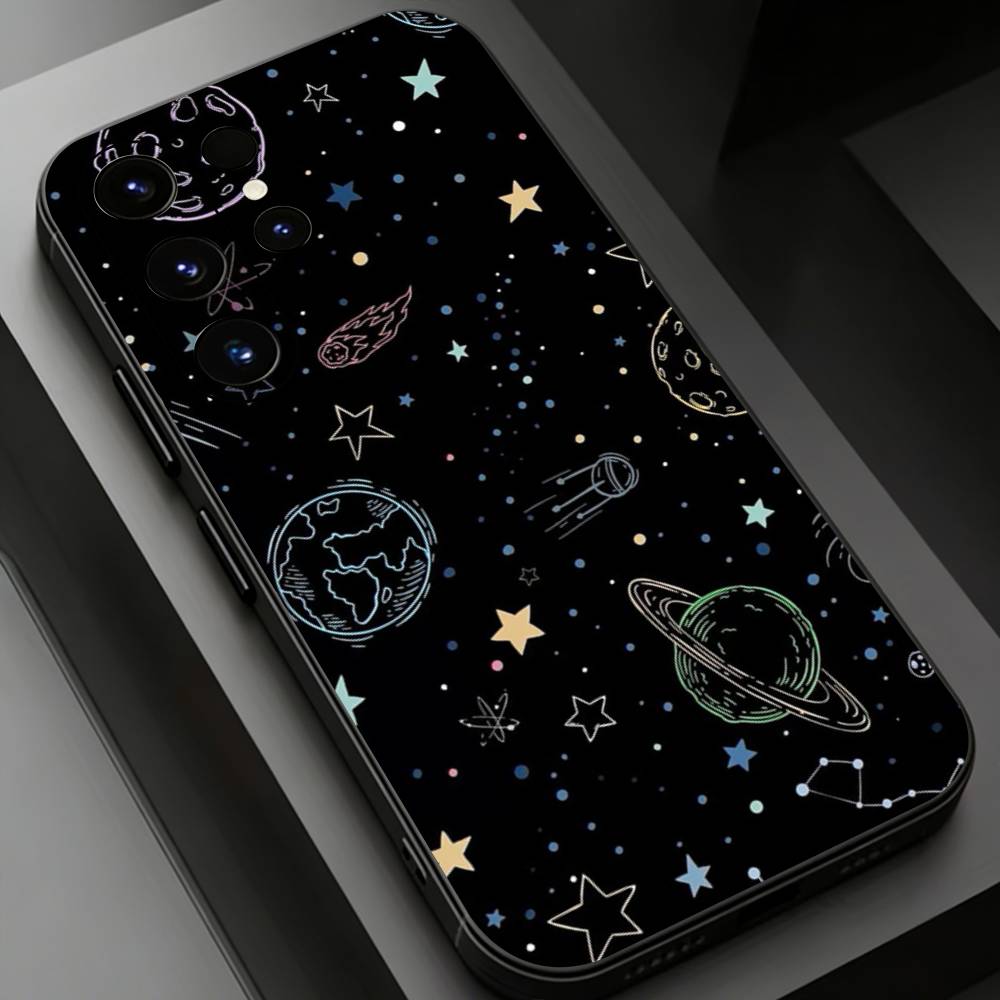 Чехол для телефона серии «Космическая Галактика» для Samsung Galaxy S20,23 Ultra S24,22 Plus S25,26,21FE, ТПУ-чехол