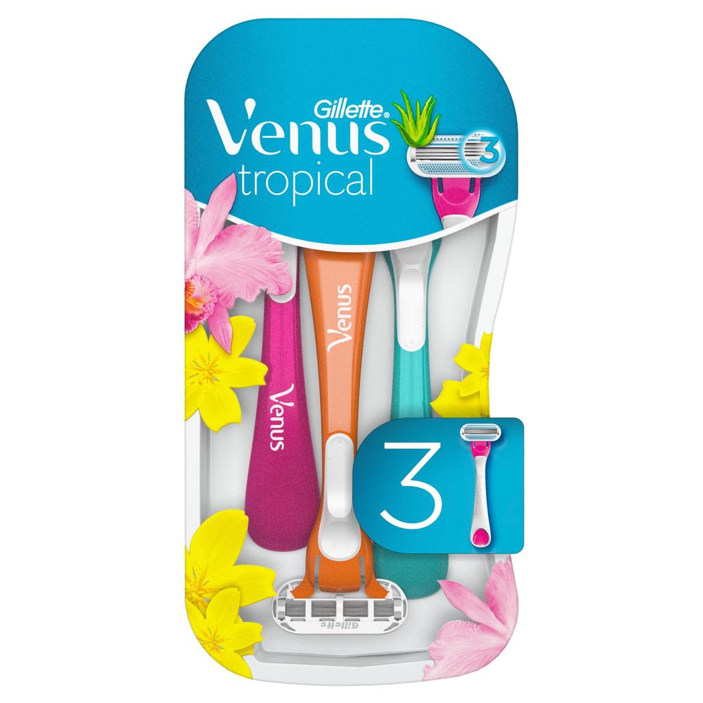 Gillette Venus Tropical Razor Cartridges 3 Pcs