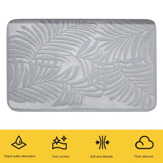 Waterproof Doormat Indoor Outdoor Floor Mat Super Resistant Moisture-absorbing Non Slip Easy