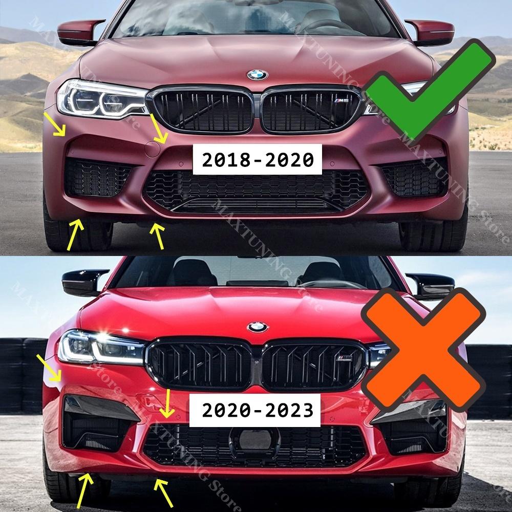 Передний бампер Диффузор Губа Для BMW F90 M5 Competition M5 xDrive 2018-2020 Дорестайлинг ABS Сплиттер Спойлер Защита бампера Нижняя Части