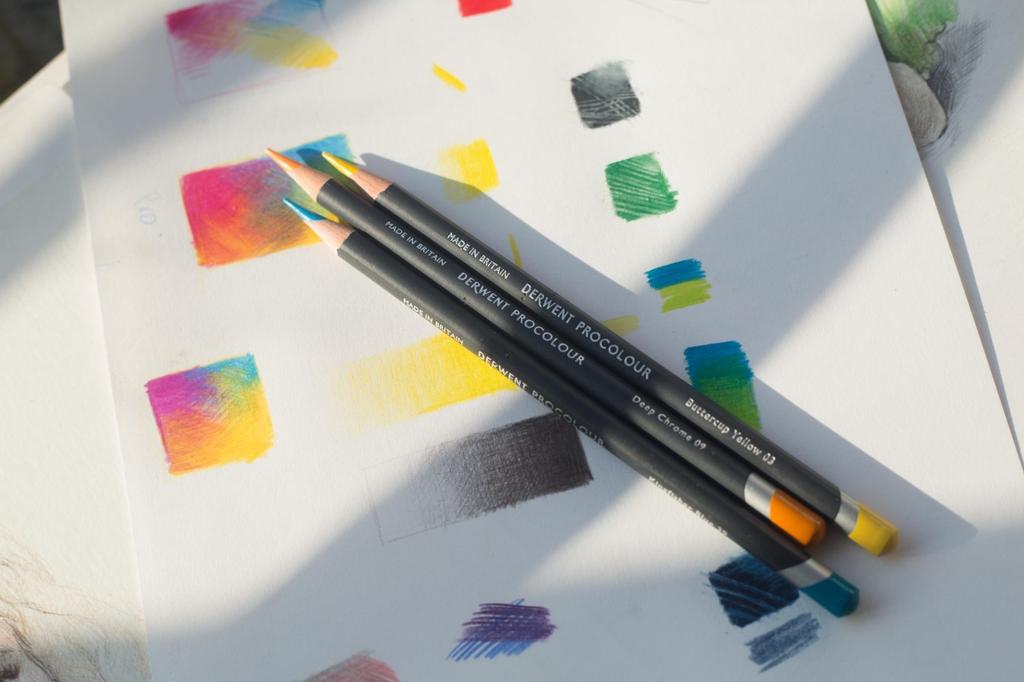 Derwent Procolour Colored 2302506 Pencils, 24-Color Set,