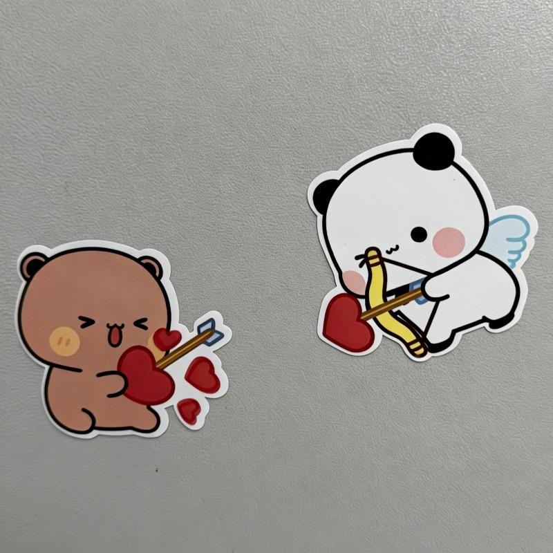 И Магнит на холодильник Бубу Дуду Милый аниме-магнит Frigo Милый Каваий Медведь Панда Иер Холодильник Домашний Декор Наклейка Аксессуары для холодильников