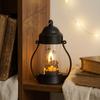 Cylindrical Pumpkin Wind Lantern Castle Ghost Pattern Halloween Night Light  Living Room