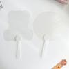 Смешные DIY Прозрачные Ручные Веера Поделки Милый DIY Пустой Веер Портативный Веер для Граффити Студенты