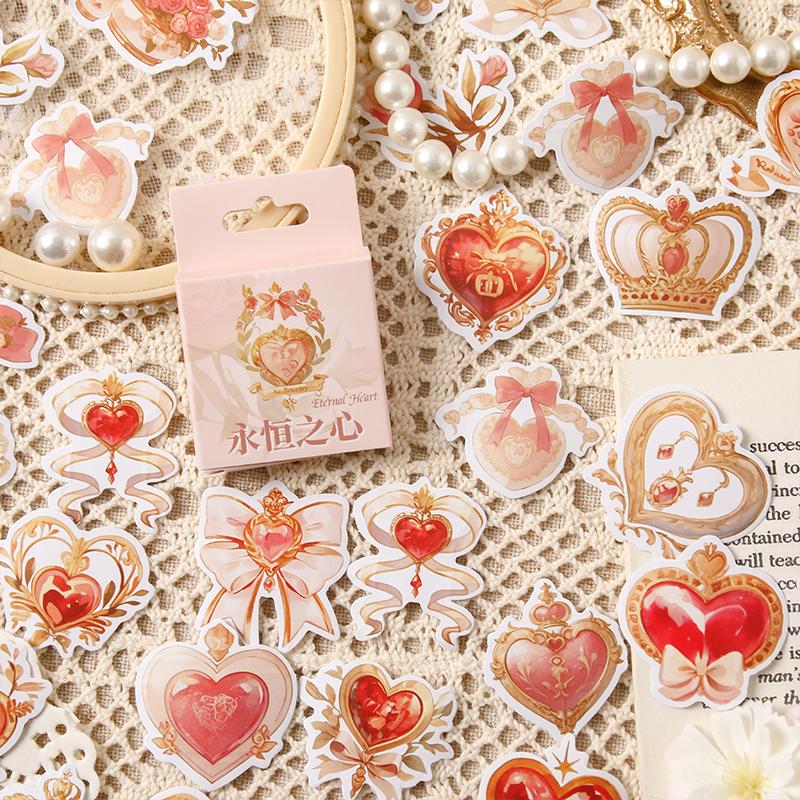 46 pcs Kawaii Fairy Tale World Decorative Boxed Stickers Scrapbooking Label Diary Sticker Stationery Album Phone Journal Planner