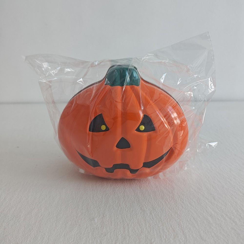 Decorative Halloween Pumpkin Face Tinplate Box Pumpkin Shape Mini Snack Packaging Box Party Supply