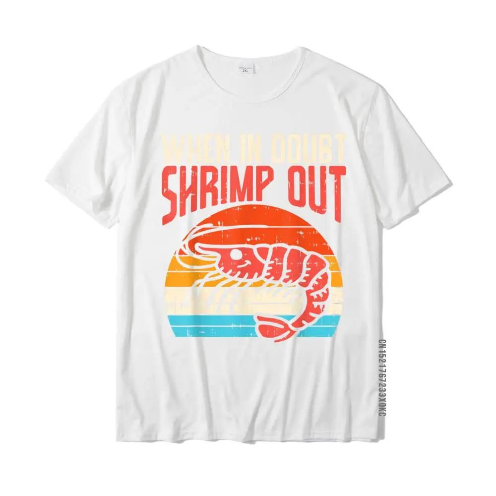 When in Doubt Shrimp Out Retro BJJ Brazilian Jiu Jitsu Gift TShirt Classic Women T Shirts Tops TShirt Printed Summer Streetwear