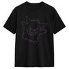Pokemon Gengar Big Face T-Shirt Beach Streetwear T-Shirts Cotton Trending Tee Shirt For Adult Short Sleeves Pattern Clothes