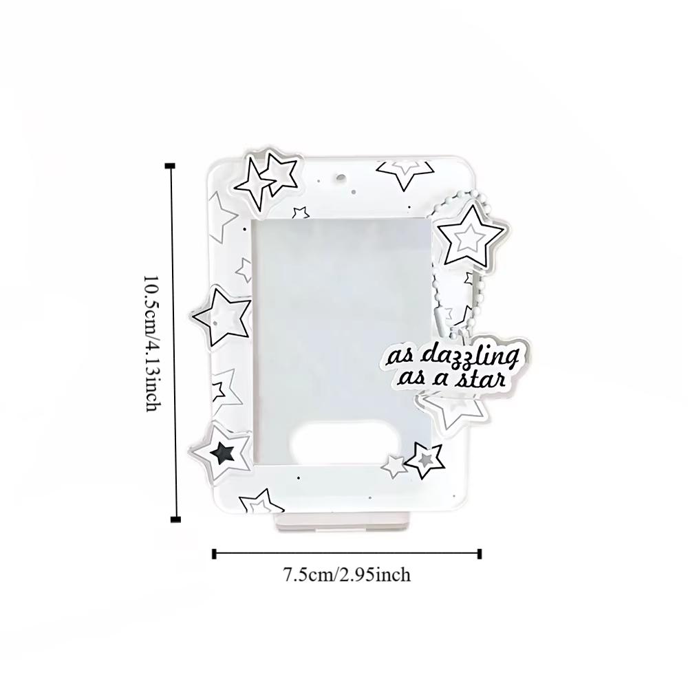 Star Korean Style Card Holder Desktop Decoration ID Card Holders Student Card Cover  Student