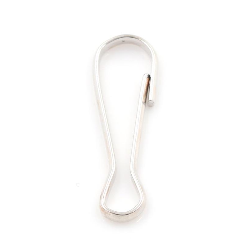 20 шт., металлические ремешки с пружинными зажимами, крючки, фурнитура «сделай сам», длина 2,5 см