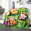 Christmas Winnie Pooh Blanket Soft Throw Blanket For Home Bedroom Bed Sofa Travel Office Solid Christmas Blanket