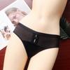 Sexy Breathable Lingerie Mesh Lace Underwear Women's Comfortable Low Waist Hollow Triangle Panties