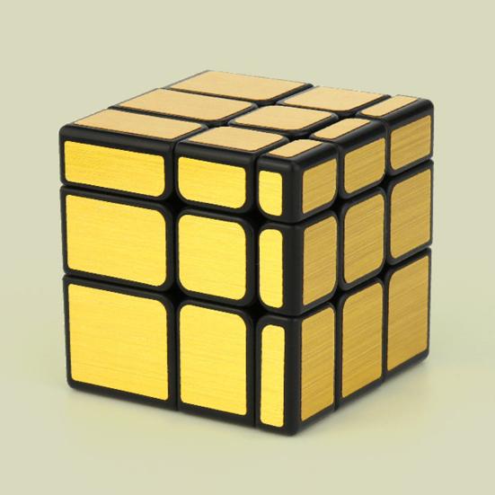Magics Cube 3 Order Ideas Gift Classic Professional Gold Color/Silver Color Magic Mirror Cube for Children