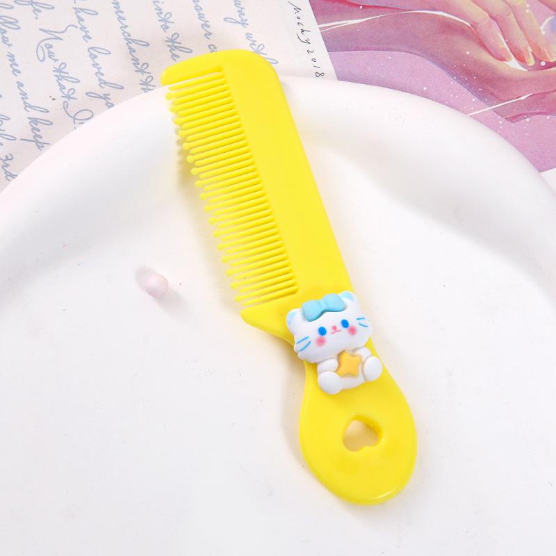 Sweet Cute Mini Bangs Combs Women Children Girls Cartoon Animal Floral Hair Brush Kids Korean Protable Styling Tools For Travel