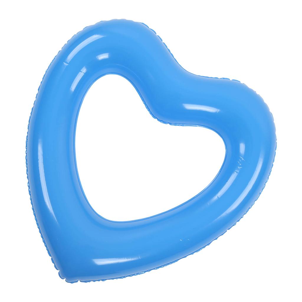 Heart Shaped Swimming Circle 45cm Thick Tear Resistant PVC Material Inflatable Pool Float Rings for Pool Party Beaches