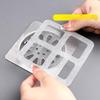 10pcs Disposable Shower Drain Hair Catcher Mesh Shower Drain Cover Sink Strainer Hair Stopper for Bathroom Kitchen