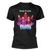 Унисекс Взрослая футболка Deep Purple с эффектом выгорания