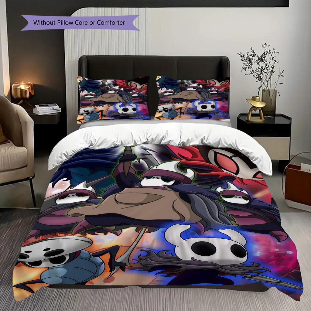 Dark Fantasy Battle Shadows Unite Threepiece Set 1 Duvet Cover 2 Pillowcase Without Core Bedding Set Christmas Birthday Gift