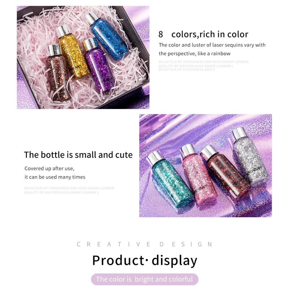 HANDAIYAN Flash Тени для век Performance Night Shop Сценический макияж Sequenant Гель-молочко для тела