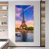 Пейзаж Париж Виды Эйфелева башня Плакаты и принты Холст Картина Настенные художественные фотографии Гостиная Современный домашний декор без рамки