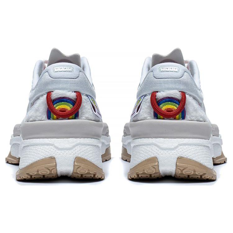 Li-Ning Chao Yue 7 Trendy Comfortable Slip-Resistant Durable Low-Top Casual Shoes Women Sneakers White Blue AGLT092