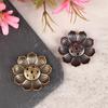 1Pc Alloy Incense Burner Stick Holder Plate Buddhism Lotus Censer Bronze Nasturtium Incense Burner