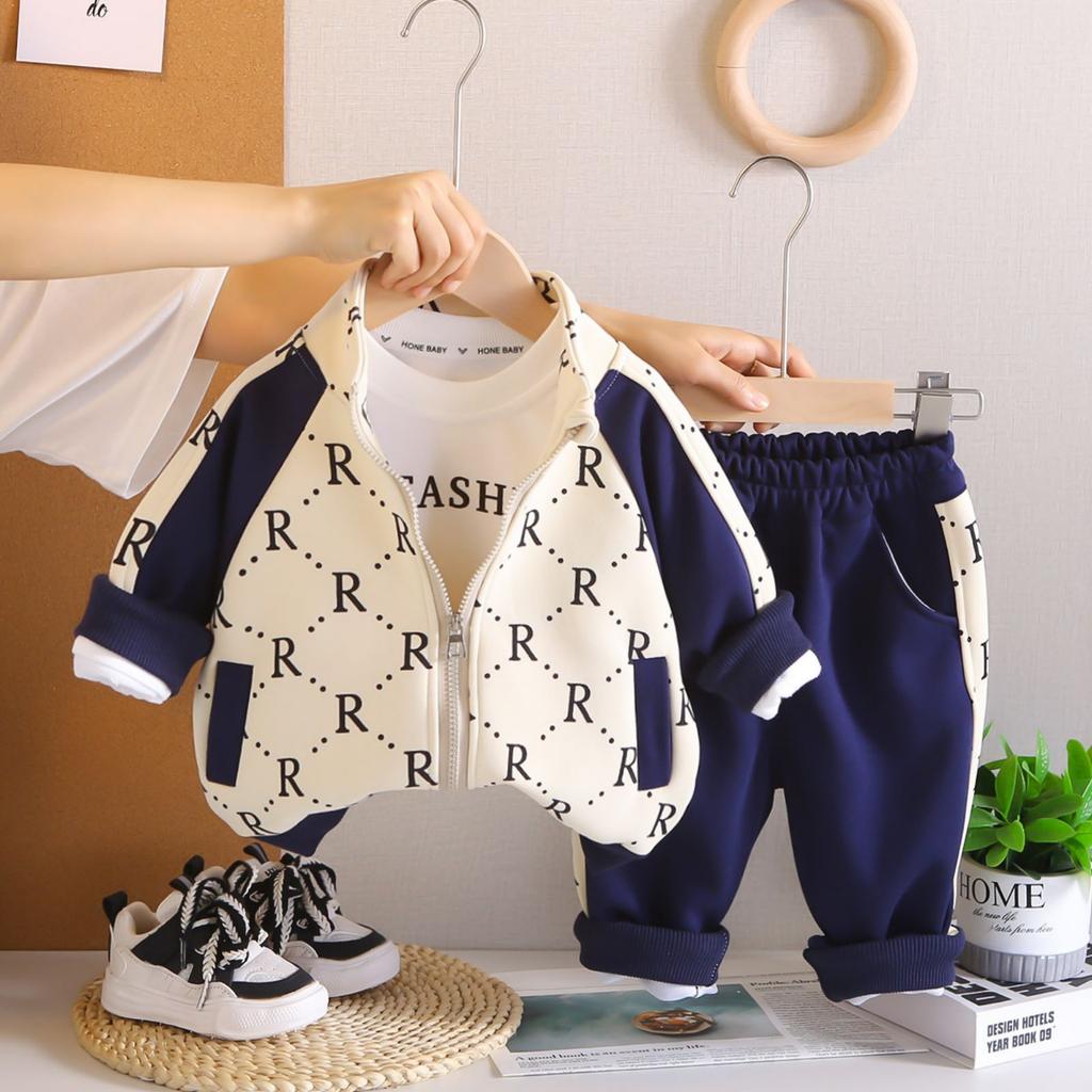 Детский повседневный комплект с длинным рукавом, удобные наряды для повседневной носки