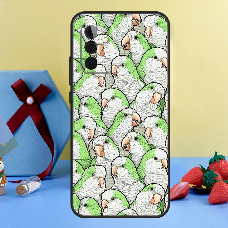 Colorful Parrots Case For Samsung Galaxy A13 A33 A53 A16 A17 A54 A34 A14 A15 A35 A55 A52 A12 A32 A26 A36 A56