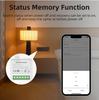 1PC Aubess Mini Tuya 2/3/4gang WIFI Smart Switch DIY Switch Module Smart Life APP Control Work With Alexa And Google Home