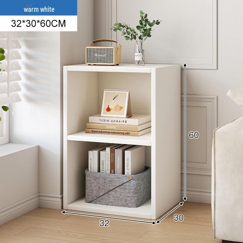 Компактная угловая книжная полка: Небольшой узкий стеллаж для хранения вещей дома или в офисе