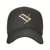 Retro Cassette Tape Pencil Print Baseball Cap Unisex Polyester Adjustable Outdoor Casual Hat