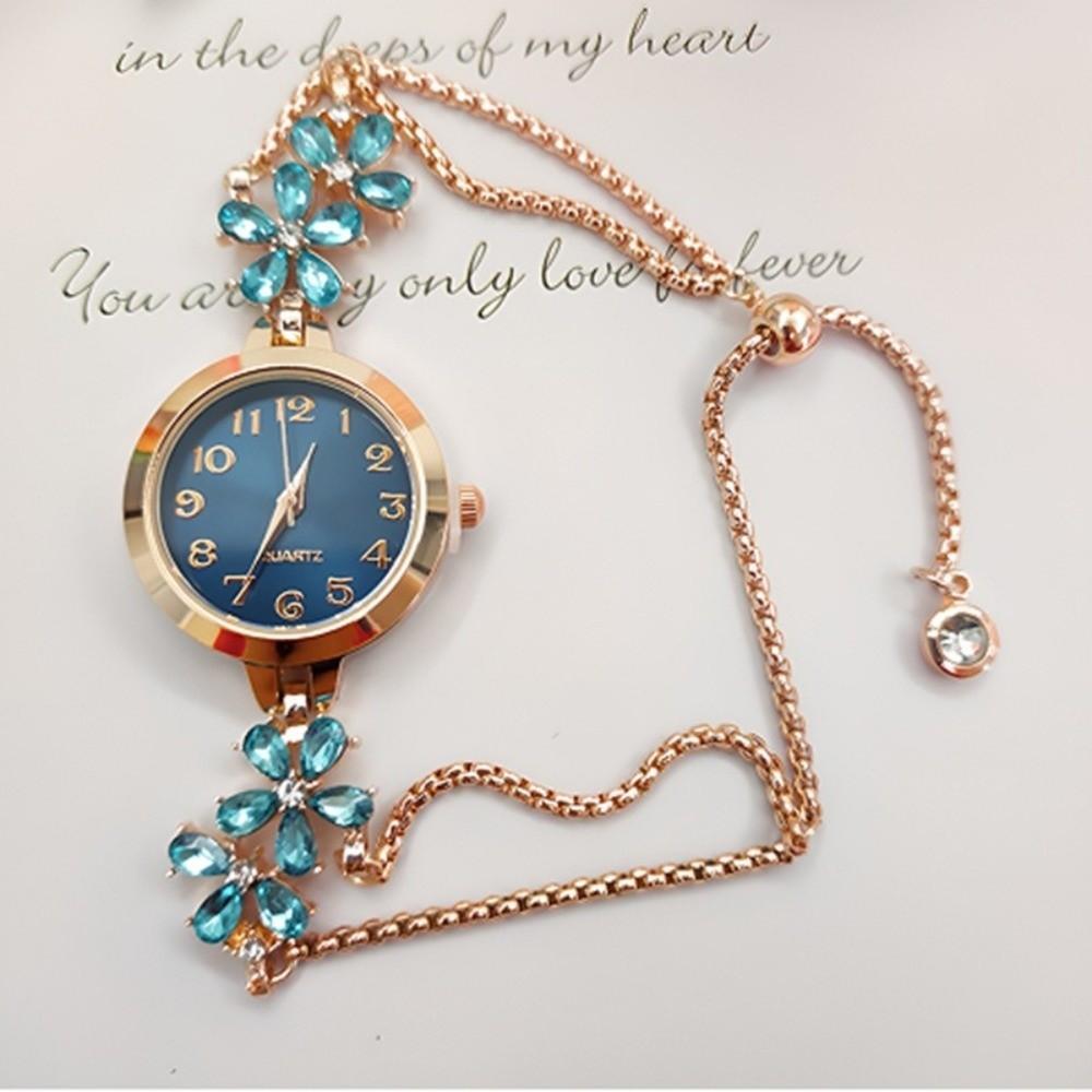 Quartz Movement Women's Quartz Watch Waterproof Flower Bracelet Watch Bracelet Watch  Gift Giving