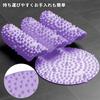 Коврик для акупрессуры ног Ziifun Массажер для акупрессуры ног Home Foot Pressure Point Fatigy Foot Pressure Pressure Purple