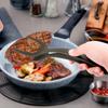 Кухонные щипцы 2 в 1 с нейлоновой ручкой, щипцы-переворачиватель, лопатка для яиц, щипцы для стейка, зажим, лопатка для блинов, кухонные принадлежности