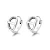 Серебро 925 пробы Серьги из серебра 925 пробы Vincerely E060 Кольцо-защелка