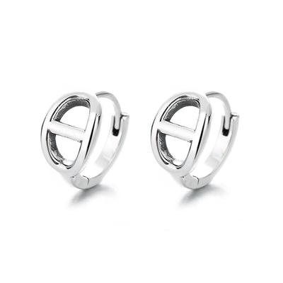 Серебро 925 пробы Серьги из серебра 925 пробы Vincerely E060 Кольцо-защелка