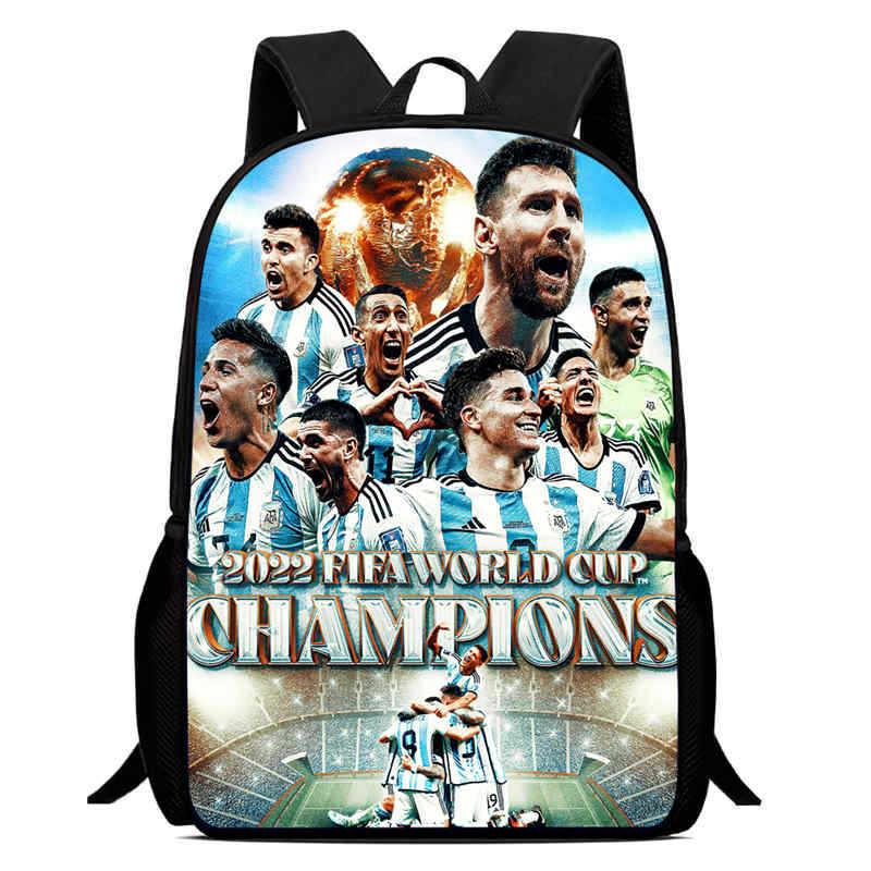 Криштиану Лионель Месси Роналду Неймар Рюкзак с узором футбольной звезды Детский