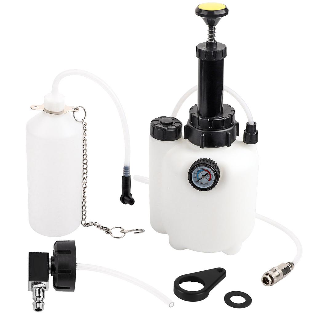 Инструмент для прокачки жидкости ручного тормозного сцепления емкостью 3 л с адаптером