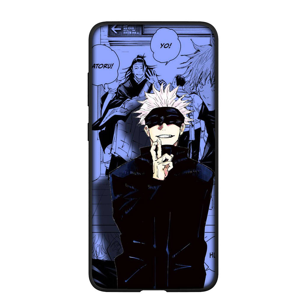 Чехол для телефона Samsung Galaxy S25 S24 S23 iPhone 16 15 Xiaomi Redmi Note 14 13 12 16E X 11 Pro OPPO Moto Huawei Anime Jujutsu Kaisen Gojo Satoru Cover