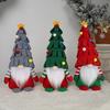 Christmas Dwarf Faceless Old Figurine Creative Fireplace Ornament Festive Family Gnome Decoration for Fireplace Table Center TV Stand