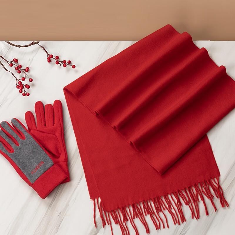Aisi Yalan Women's Winter Gloves and Scarf Set