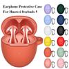 For Huawei Freebuds 5 Earphone Protective Case Silicone Case Cute Cover Siamese Silicone Pure Color Cover for Huawei Freebuds 5