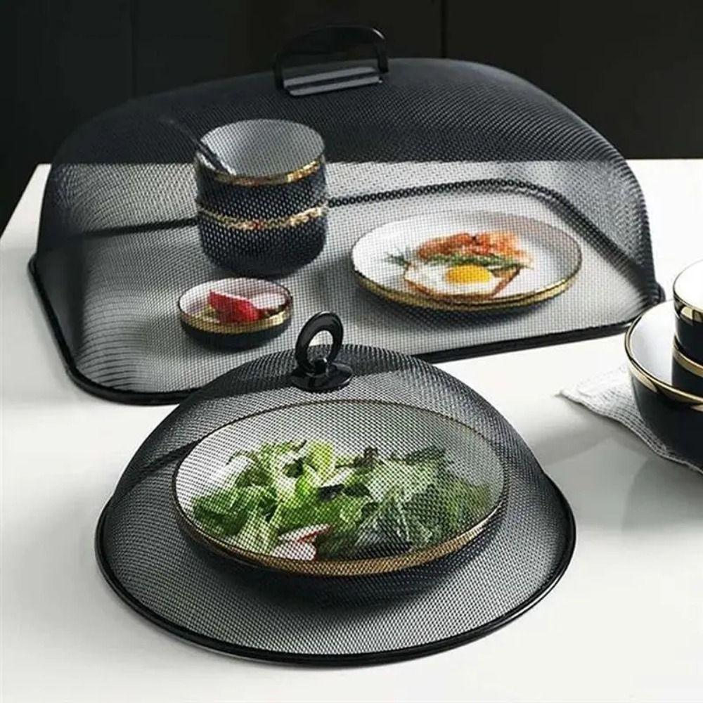 Сетчатая крышка для блюда Защитная крышка для блюда Подставка для демонстрации овощей и фруктов для мероприятий на открытом воздухе, вечеринок, барбекю