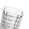 Glasses of Espresso Glass Measuring Cup Heavy for Measurement Kitchen Tool Incremental