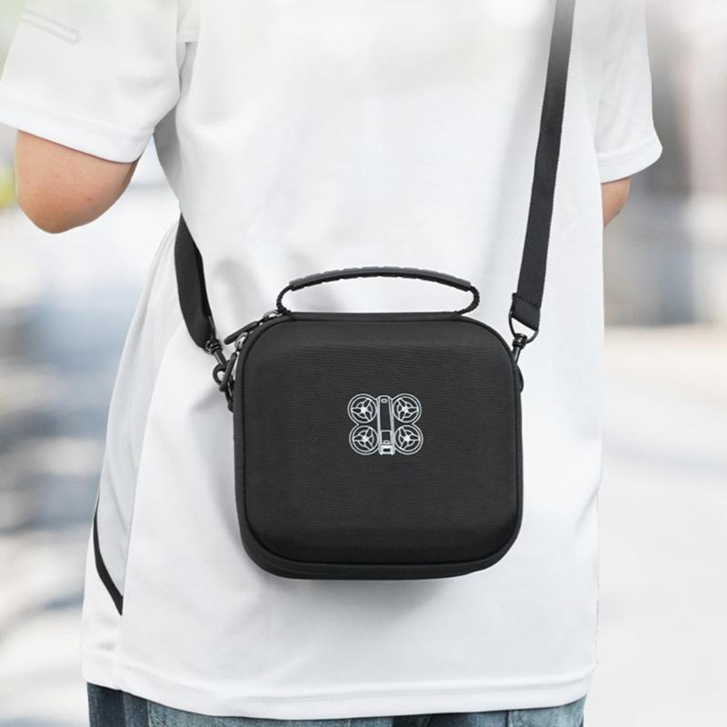 UAV Body Carry Case Storage Bag Water Resistant PU Organiser Shockproof Shoulder Bag with Portable Handle