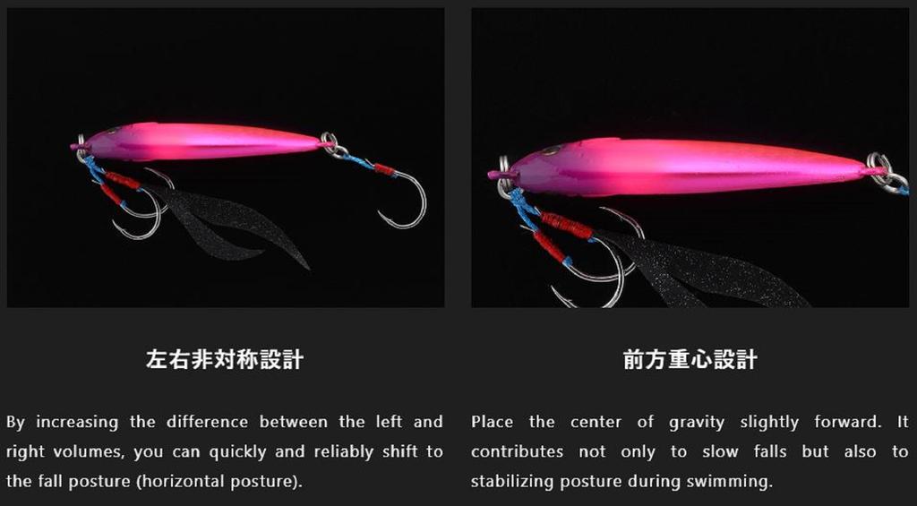 Jackall Metal Jig Flag Trap Leaf 40 Grams Red Shadow (2726)